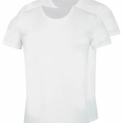 Erlich Textil Paul Shirt Mit Rundhalsausschnitt, 2er-Pack