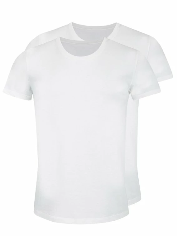 Erlich Textil Paul Shirt Mit Rundhalsausschnitt, 2er-Pack 1 Erlich Textil Paul Shirt Mit Rundhalsausschnitt, 2er-Pack