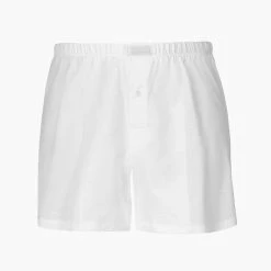 HANRO Cotton Sporty Jersey-Boxershorts 5 HANRO Cotton Sporty Jersey-Boxershorts -CALIDA shop HANRO Cotton Sporty Jersey Boxershorts weiss 073505 0101 2