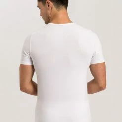 HANRO Cotton Essentials Shirts 1/2 Arm Two Pack -CALIDA shop Hanro Cotton Essentials Shirts 1 2 Arm Two Pack weiss 073110 0101 2