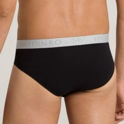 HANRO Cotton Essentials Slip Mit Logobund 7 HANRO Cotton Essentials Slip Mit Logobund -CALIDA shop Hanro Cotton Essentials Slip mit Logobund schwarz 073075 0019 2