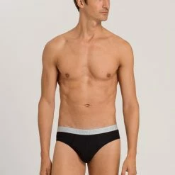 HANRO Cotton Essentials Slip Mit Logobund 8 HANRO Cotton Essentials Slip Mit Logobund -CALIDA shop Hanro Cotton Essentials Slip mit Logobund schwarz 073075 0019 3
