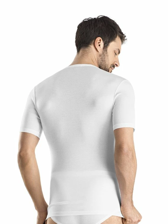 HANRO Cotton Pure Shirt Mit V-Ausschnitt 2 HANRO Cotton Pure Shirt Mit V-Ausschnitt – Bild 2