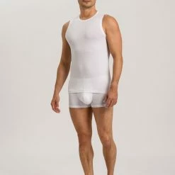 HANRO Cotton Superior Achselshirt 7 HANRO Cotton Superior Achselshirt -CALIDA shop Hanro Cotton Superior Achselshirt weiss 073098 0101 2