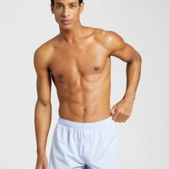 HANRO Fancy Woven Boxershorts 7 HANRO Fancy Woven Boxershorts -CALIDA shop Hanro Fancy Woven Boxershorts blau 74013 1033 neu 2