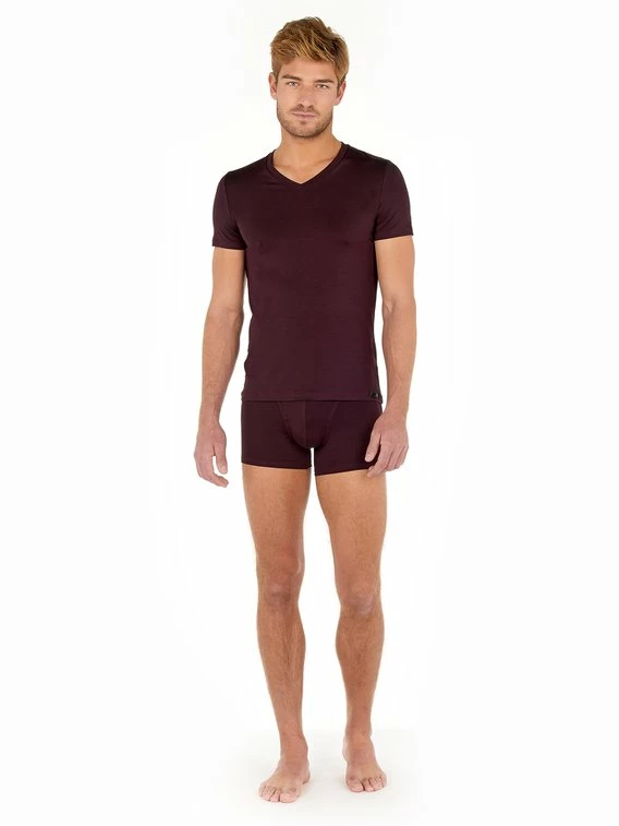 Hom Tencel Soft T-Shirt, V-Neck 3 Hom Tencel Soft T-Shirt, V-Neck – Bild 3