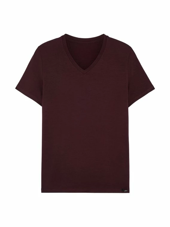 Hom Tencel Soft T-Shirt, V-Neck 4 Hom Tencel Soft T-Shirt, V-Neck – Bild 4