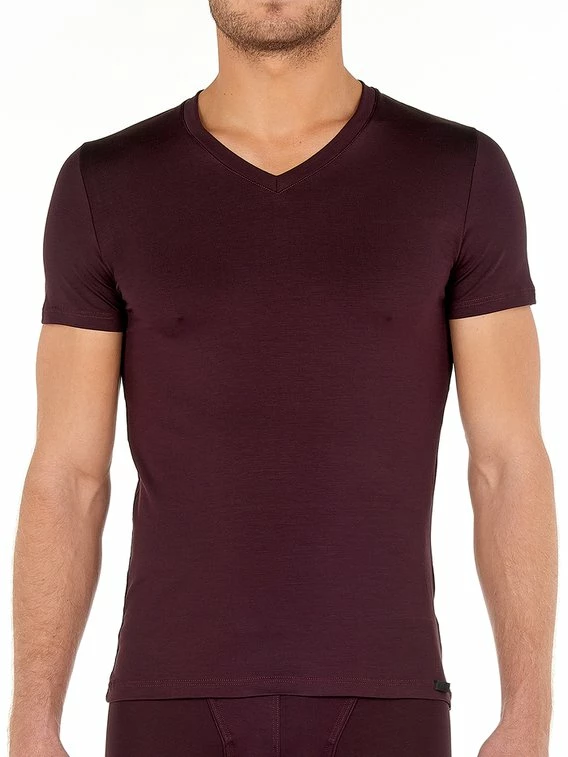Hom Tencel Soft T-Shirt, V-Neck 1 Hom Tencel Soft T-Shirt, V-Neck