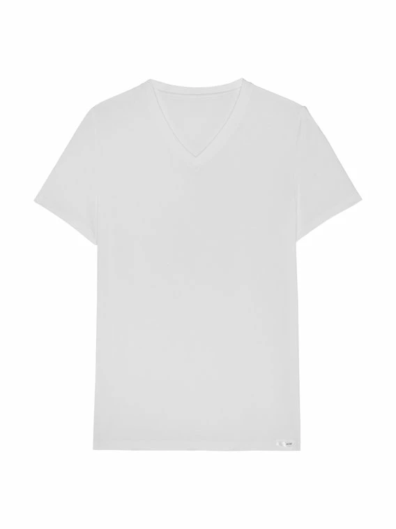 Hom Tencel Soft T-Shirt, V-Neck 4 Hom Tencel Soft T-Shirt, V-Neck – Bild 4