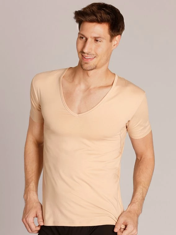 MEY Dry Cotton Functional Business Shirt Mit V-Neck 1 MEY Dry Cotton Functional Business Shirt Mit V-Neck