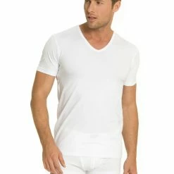 MEY Dry Cotton T-Shirt Mit V-Neck 6 MEY Dry Cotton T-Shirt Mit V-Neck -CALIDA shop MEY 46007 101 2