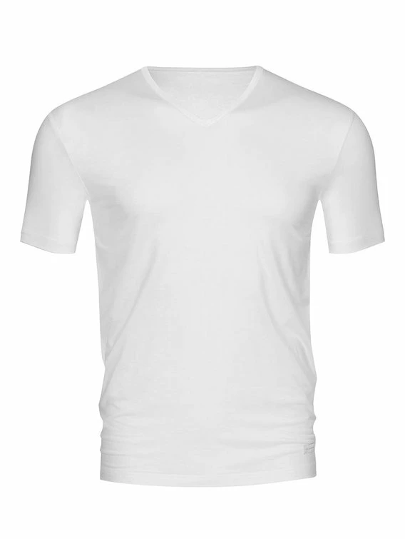 MEY Dry Cotton T-Shirt Mit V-Neck 4 MEY Dry Cotton T-Shirt Mit V-Neck – Bild 4