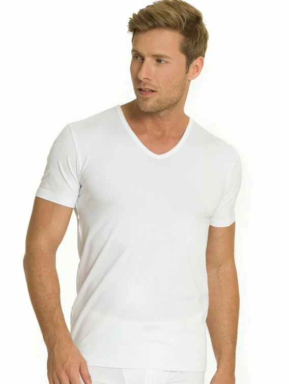 MEY Dry Cotton T-Shirt Mit V-Neck 1 MEY Dry Cotton T-Shirt Mit V-Neck