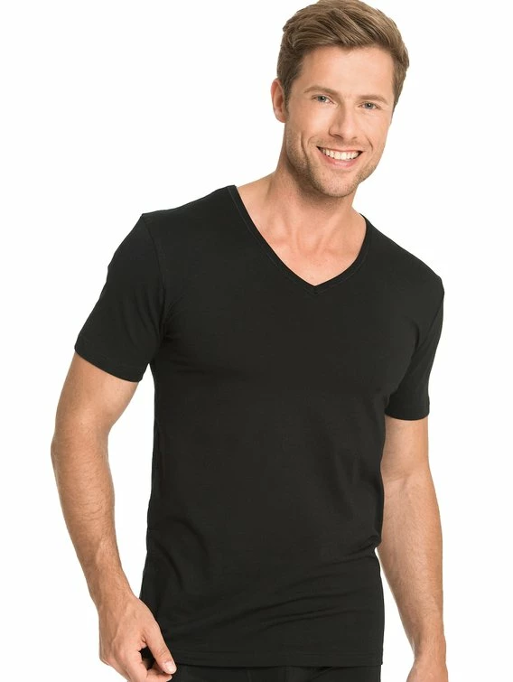 MEY Dry Cotton T-Shirt Mit V-Neck 1 MEY Dry Cotton T-Shirt Mit V-Neck