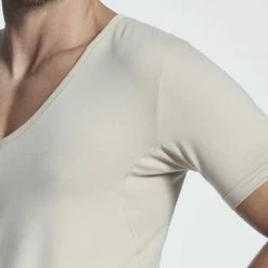 MEY Dry Cotton Functional Atmungsaktives Business Shirt Mit V-Neck 9 MEY Dry Cotton Functional Atmungsaktives Business Shirt Mit V-Neck -CALIDA shop Mey Dry Cotton Functional 46098 beige 46098 111 3