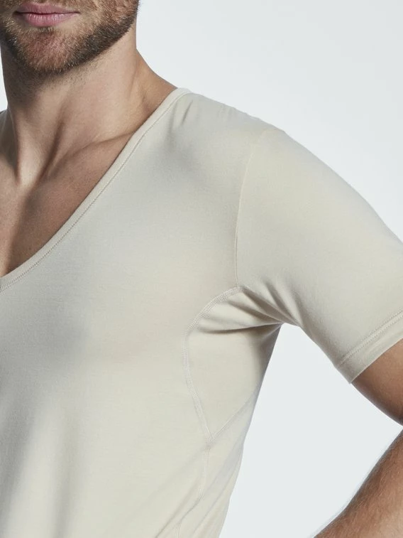 MEY Dry Cotton Functional Atmungsaktives Business Shirt Mit V-Neck 4 MEY Dry Cotton Functional Atmungsaktives Business Shirt Mit V-Neck – Bild 4