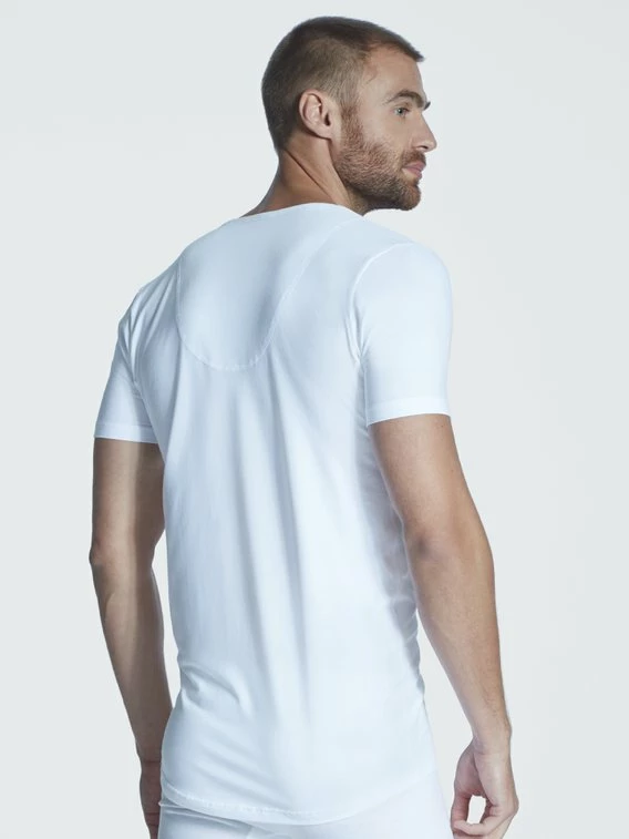 MEY Dry Cotton Functional Atmungsaktives Business Shirt Mit V-Neck 2 MEY Dry Cotton Functional Atmungsaktives Business Shirt Mit V-Neck – Bild 2