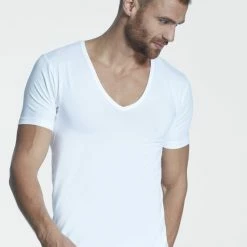 MEY Dry Cotton Functional Atmungsaktives Business Shirt Mit V-Neck