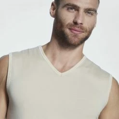 MEY Dry Cotton Business-Shirt -CALIDA shop Mey Dry Cotton Muscle Shirt beige 46037 111 3