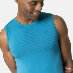 Odlo Performance X-Light Eco Performance X-Light Eco Tank-Top 7 Odlo Performance X-Light Eco Performance X-Light Eco Tank-Top -CALIDA shop Odlo Sport Performance X Light Eco Performance X Light Eco T Shirt blau 188472 21024 3