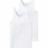 Schiesser Essentials Cotton Feinripp Achselshirt Doppelpack
