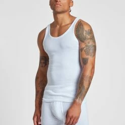 Schiesser Essentials Cotton Feinripp Achselshirt Doppelpack -CALIDA shop SCI 205144 100 2200728 1