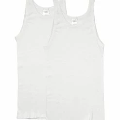 Schiesser Essentials Cotton Doppelripp Unterhemd Im Doppelpack