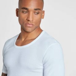 Schiesser Essentials Cotton Doppelripp Kurzarm-Shirt -CALIDA shop SCI 205175 100 2200728 3