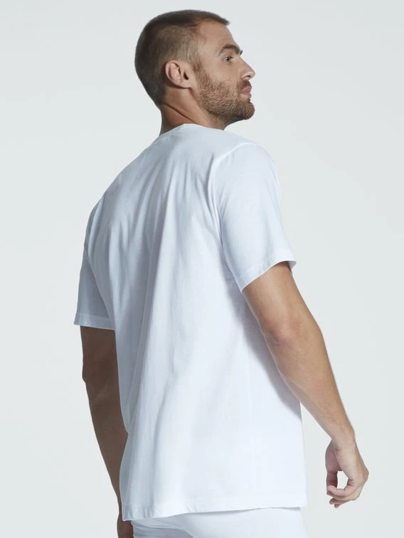 Schiesser American T-Shirts Rundhals-Shirt Im Doppelpack 3 Schiesser American T-Shirts Rundhals-Shirt Im Doppelpack – Bild 3