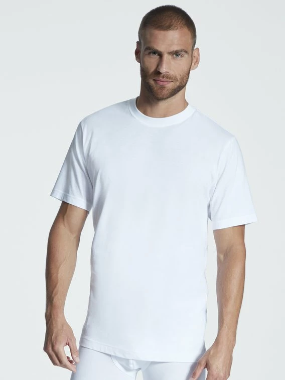 Schiesser American T-Shirts Rundhals-Shirt Im Doppelpack 2 Schiesser American T-Shirts Rundhals-Shirt Im Doppelpack – Bild 2