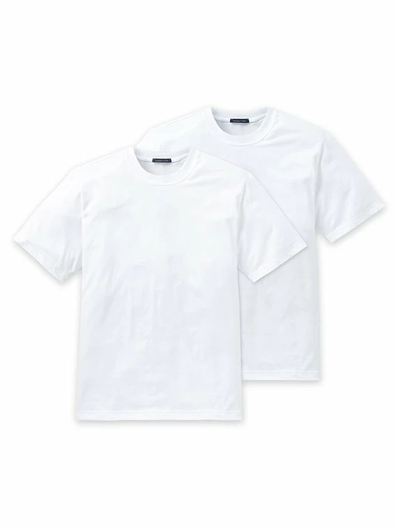 Schiesser American T-Shirts Rundhals-Shirt Im Doppelpack 1 Schiesser American T-Shirts Rundhals-Shirt Im Doppelpack
