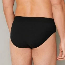 Schiesser 95/5 Essentials Organic Supermini Slip, 3er-Pack -CALIDA shop Schiesser 95 5 Essentials Mini Slip 3er Pack schwarz 173987 000 2