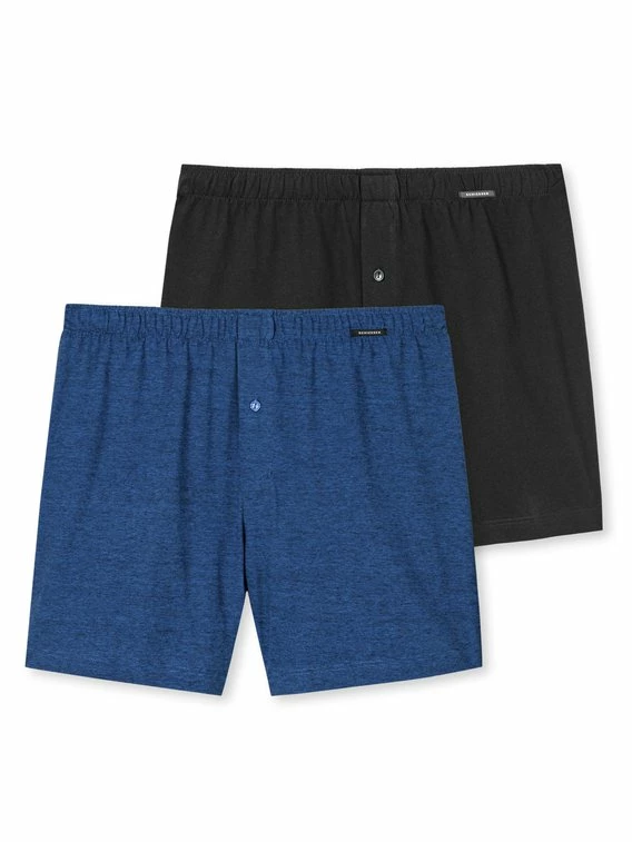 Schiesser Boxershorts Jersey-Boxershorts, Doppelpack 1 Schiesser Boxershorts Jersey-Boxershorts, Doppelpack