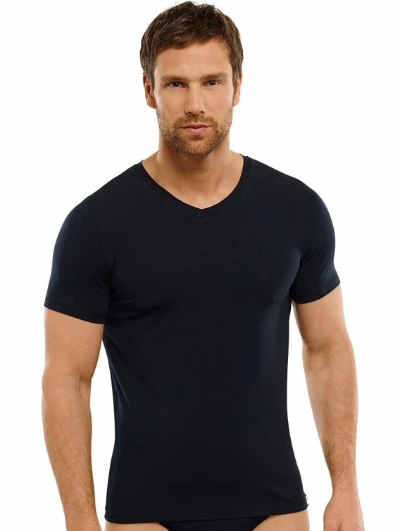 Schiesser Long Life Soft T-Shirt, V-Ausschnitt 1 Schiesser Long Life Soft T-Shirt, V-Ausschnitt
