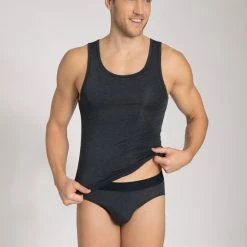 Schiesser Personal Fit Achselshirt 6 Schiesser Personal Fit Achselshirt -CALIDA shop Schiesser Personal Fit Achselshirt blau 155346 804 2