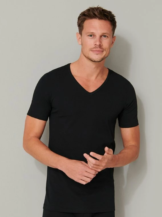 Schiesser 95/5 Organic T-Shirt, 2er-Pack 2 Schiesser 95/5 Organic T-Shirt, 2er-Pack – Bild 2