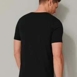 Schiesser 95/5 Organic T-Shirt, 2er-Pack 6 Schiesser 95/5 Organic T-Shirt, 2er-Pack -CALIDA shop Schiesser Tagwaesche Standard T Shirt 2er Pack schwarz 173982 000 2