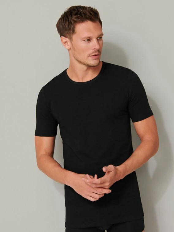 Schiesser 95/5 Organic T-Shirt, 2er-Pack 2 Schiesser 95/5 Organic T-Shirt, 2er-Pack – Bild 2