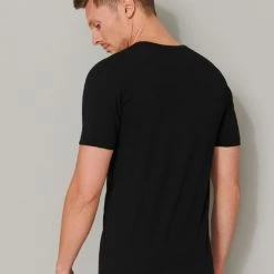Schiesser 95/5 Organic T-Shirt, 2er-Pack 6 Schiesser 95/5 Organic T-Shirt, 2er-Pack -CALIDA shop Schiesser Tagwaesche Standard T Shirt 2er Pack schwarz 174997 000 2