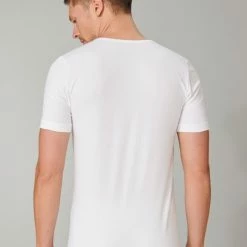 Schiesser 95/5 Organic T-Shirt, 2er-Pack -CALIDA shop Schiesser Tagwaesche Standard T Shirt 2er Pack weiss 173982 100 2