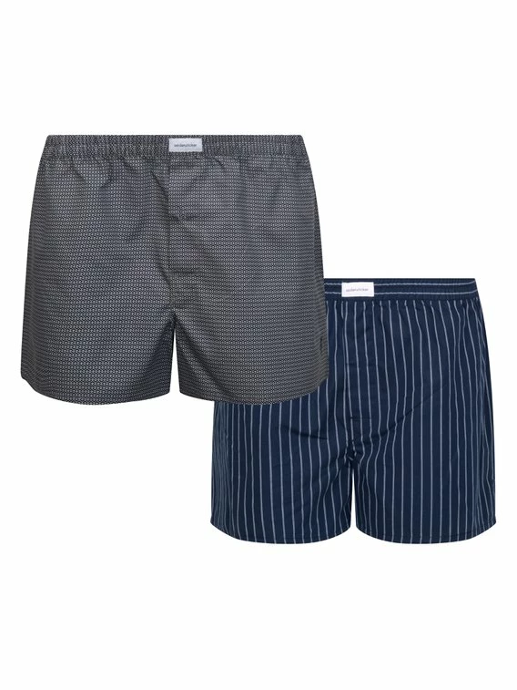 Seidensticker Retro Boxer Boxershorts, 2er-Pack 1 Seidensticker Retro Boxer Boxershorts, 2er-Pack
