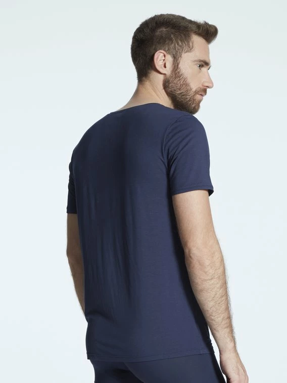 Skiny Bamboo Deluxe Kurzarm-Shirt, V-Ausschnitt 2 Skiny Bamboo Deluxe Kurzarm-Shirt, V-Ausschnitt – Bild 2