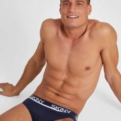 Skiny Every Day In Cotton Multipack Slip, 3er-Pack -CALIDA shop Skiny Every Day In Cotton Multipack Slip 3er Pack blau 086839 0393 8