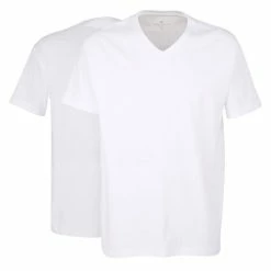 Tom Tailor Pure Cotton V-Shirt, 2er Pack
