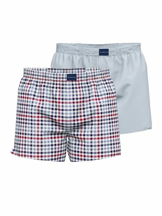 Tom Tailor Pure Cotton Web-Boxershorts, 2er-Pack 1 Tom Tailor Pure Cotton Web-Boxershorts, 2er-Pack