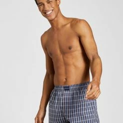 Tom Tailor Pure Cotton Web-Boxershorts, 2er-Pack -CALIDA shop Tom Tailor Pure Cotton Web Boxershorts 2er Pack grau 70179 5100 634 neu 2