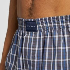 Tom Tailor Pure Cotton Web-Boxershorts, 2er-Pack -CALIDA shop Tom Tailor Pure Cotton Web Boxershorts 2er Pack grau 70179 5100 634 neu 3