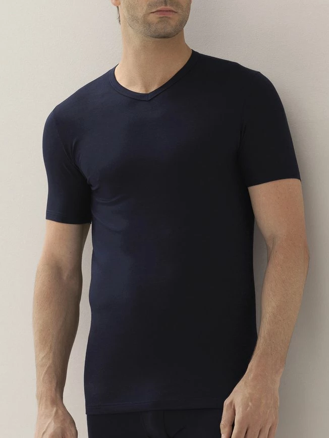 Zimmerli Pureness Kurzarm-Shirt, V-Neck 1 Zimmerli Pureness Kurzarm-Shirt, V-Neck