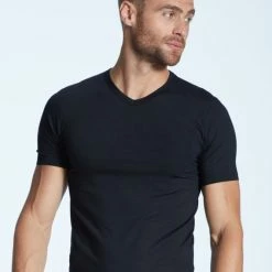 Zimmerli Pureness Kurzarm-Shirt, V-Neck