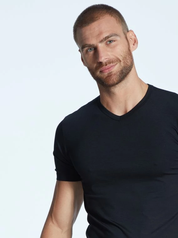 Zimmerli Pureness Kurzarm-Shirt, V-Neck 5 Zimmerli Pureness Kurzarm-Shirt, V-Neck – Bild 5